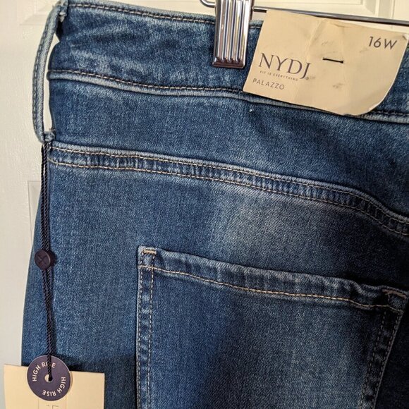 NWT NYDJ Palazzo Flare Jeans Sz 16W - Picture 5 of 9